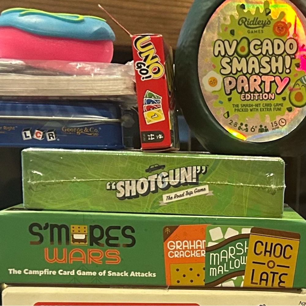 Brand New Board Games, Avocado Smash and Donut Nee-Doh